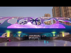 Прозрачная гибкая плата для использования в светодиодных дисплеях для наружной рекламы