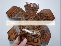 Гибкое использование PCB для роста волос шляпа инфракрасный физиотерапевтический инструмент FPCB Производитель Маска красоты PCB гибкая схема