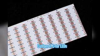 Изготовленная на заказ монтажная плата FPC для светодиодов