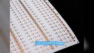 Гибкая светодиодная лента на печатной плате 12 В, белая пленка FPCB