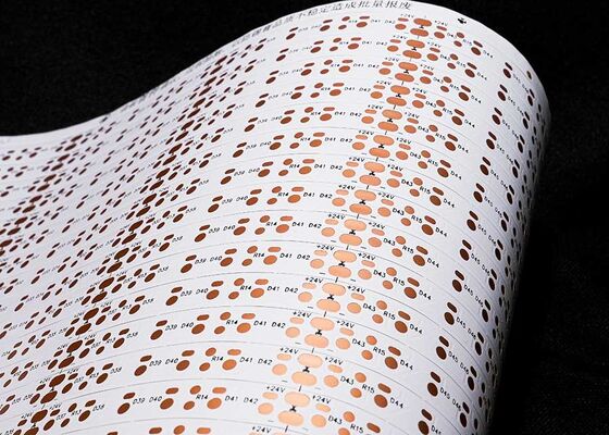 Купить Двусторонняя белая пленка 24V гибкая плата FPCB для настройки светодиодных полос online manufacture