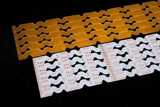 Купить Двухслойная светодиодная лента FPC с классом огнестойкости V0 и настраиваемая гибкая печатная плата online manufacture