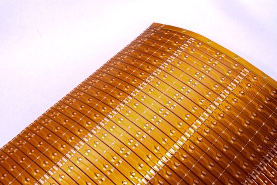 Купить Двухслойная светодиодная лента FPCB с уровнем противопожарной защиты V0 и толщиной 0,25 мм Гибкий ПКБ для светодиодного освещения online manufacture