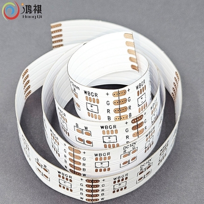 RGBW 4 в 1 COB PCB гибкая светодиодная ленточная схема