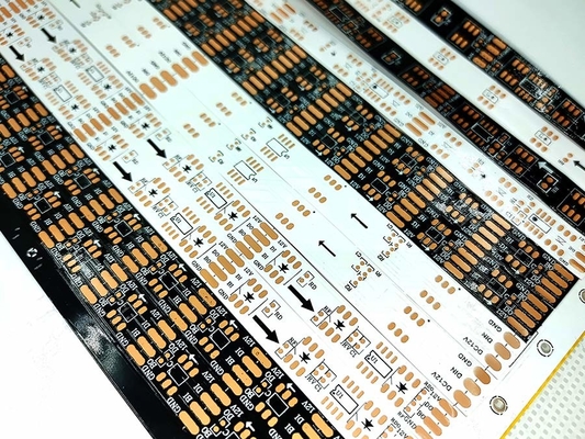 12V 24V Цветные светодиодные полосы ПКБ-площадки Дизайн Двухслойной платы с ОСП антиоксидант