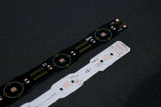 Светодиодная световая полоса Двухсторонний FPC Гибкий PCB Производство и сборка